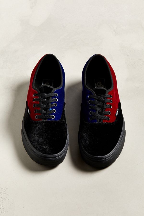 Vans Colorblock Velvet Authentic Sneaker Urban Outfitters平底鞋