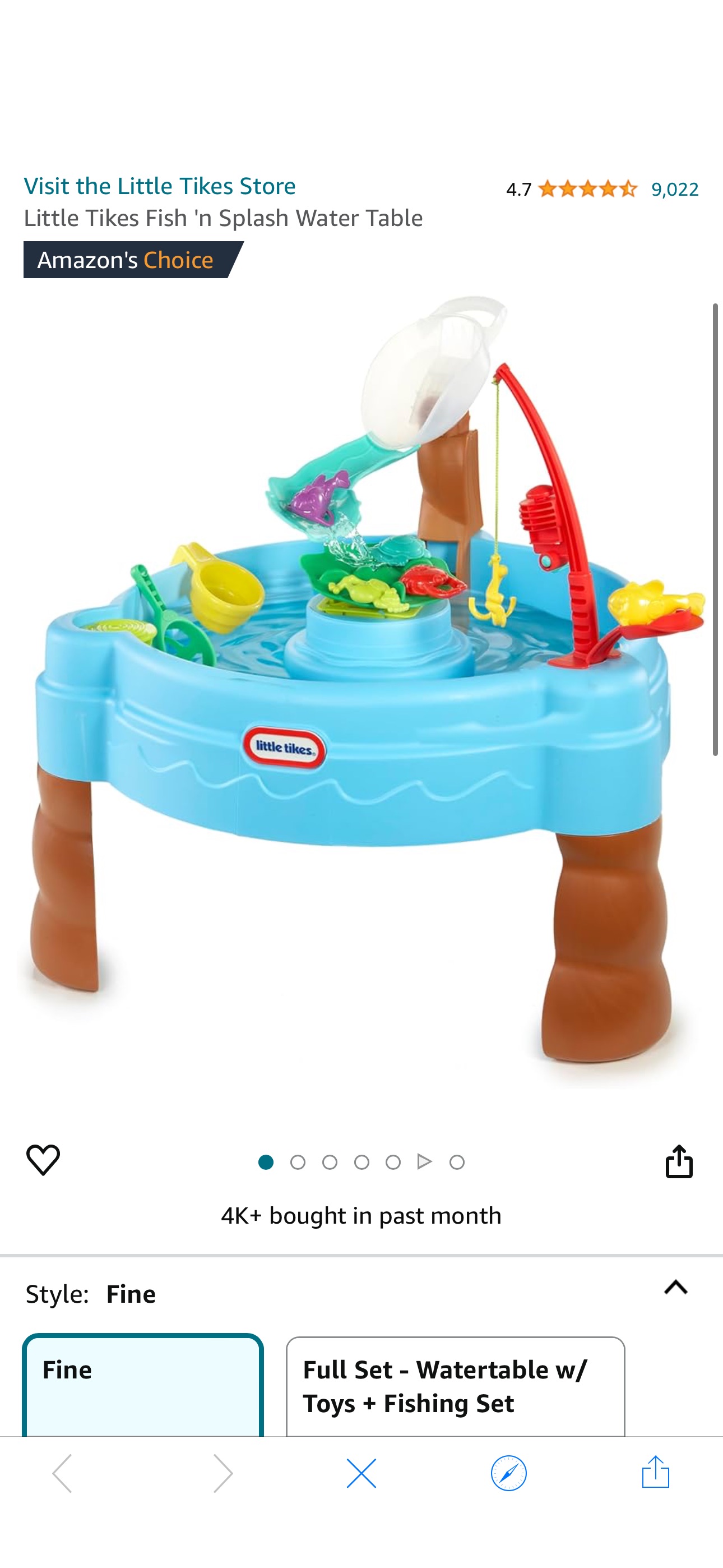 Amazon.com: Little Tikes Fish 'n Splash Water Table : Toys & Games