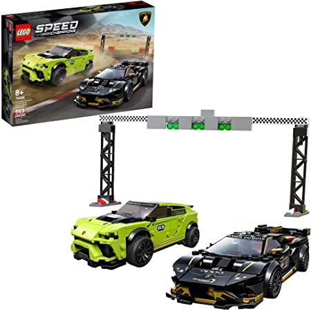 LEGO Speed Champions Lamborghini Urus ST-X and Lamborghini Huracán Super Trofeo EVO 76899