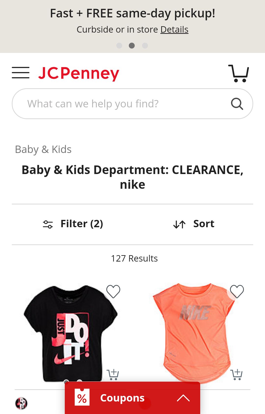 Nike 儿童衣服- JCPenney