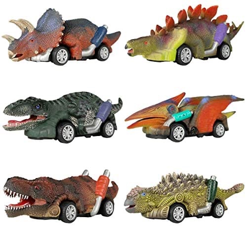 Amazon.com: DINOBROS Dinosaur Toy Pull Back Cars, 6 Pack Dino Toys for 3 Year Old Boys and Toddlers, Boy Toys Age 3,4,5 and Up, Pull Back Toy Cars, Dinosaur Games with T-Rex : Toys & Games恐龙系列