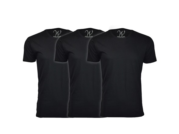 w. soft sueded semi-fitted t-shirt 3pk 短袖