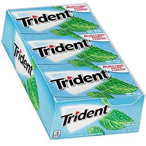Trident 无糖口香糖 薄荷味 9包 共168粒