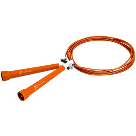 ProsourceFit Speed Jump Rope 10\xe2\x80\x99 Adjustable Length, Plastic Handles, Fast Turning for Cardio, Crossfit, Boxing - Walmart.com 跳绳