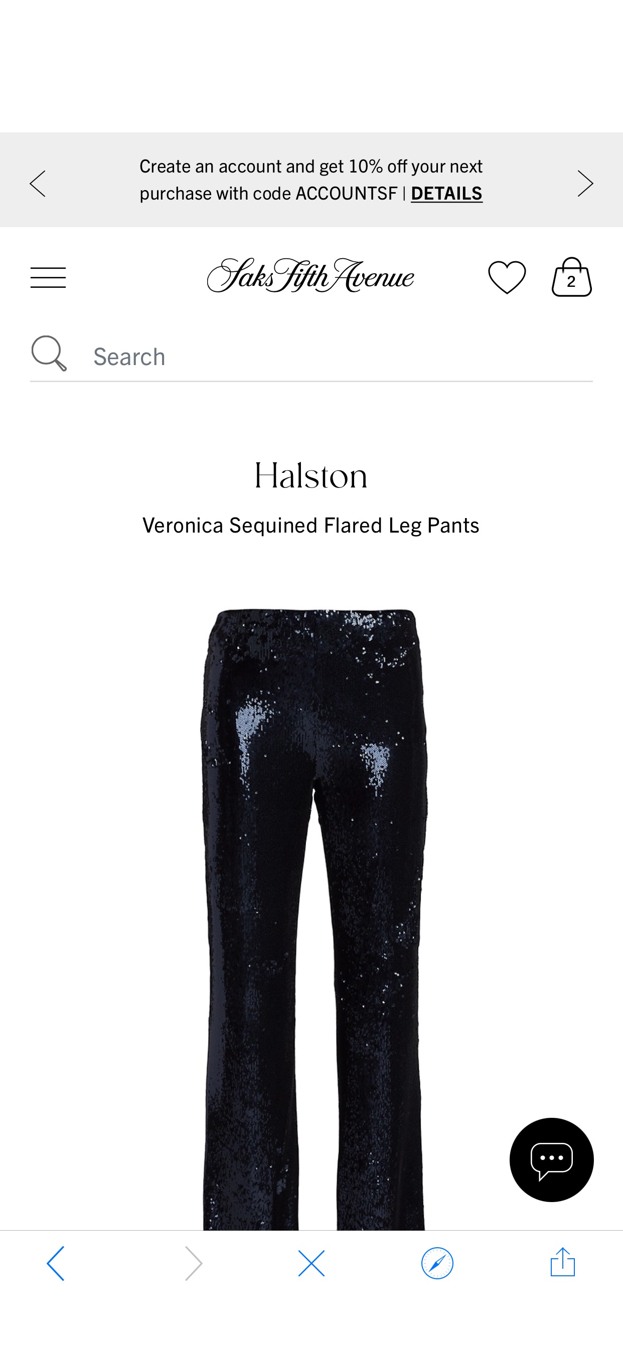 Shop Halston Veronica Sequined Flared Leg Pants | Saks Fifth Avenue
裤子