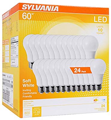 Sylvania  60瓦 LED灯泡，24个装