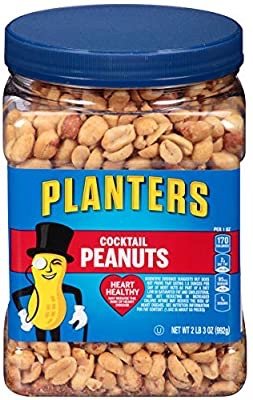 Salted Cocktail Peanuts, 35 oz. Resealable Jar