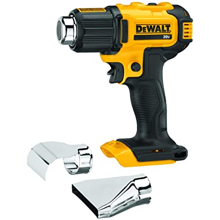 dewalt 20v max cordless heat gun, tool only (dce530b) - - amazon