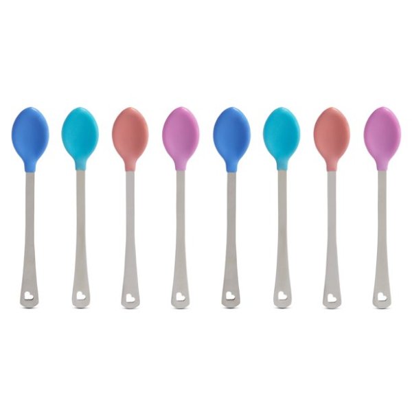 Munchkin White Hot Safety Spoons, Includes White Hot Technology, BPA-Free, 8 Pack