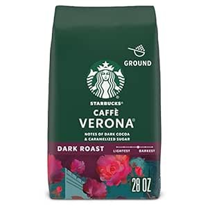 Ground Coffee—Dark Roast Coffee—Caffè Verona—100% Arabica—1 bag (28 oz)