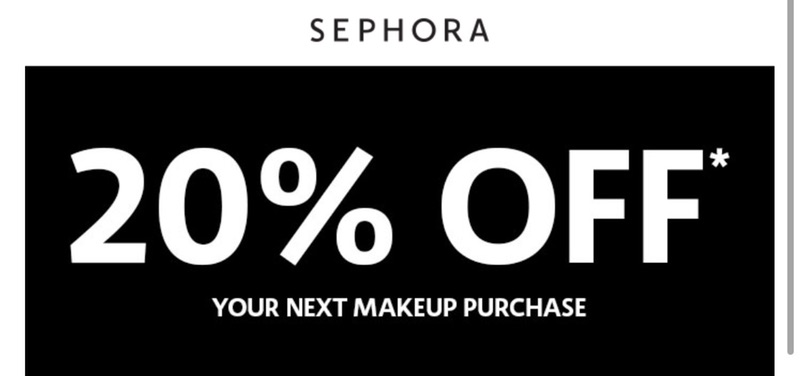 Sephora 指定用户美妆八折