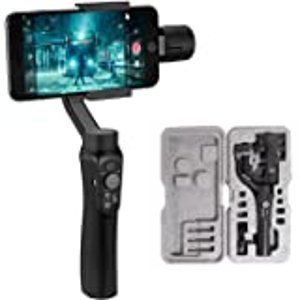 $59 Amazon.com : CINEPEER Phone Gimbal, 3-Axis Gimbal Stabilizer for iPhone X/XS, Samsung Android Phone云台