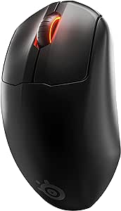 Amazon.com: SteelSeries Esports Wireless FPS Gaming Mouse - Ultra Lightweight, Prime Programmable, 18K CPI Sensor, Magnetic Optical Switches, PC/Mac, Black : Video Games