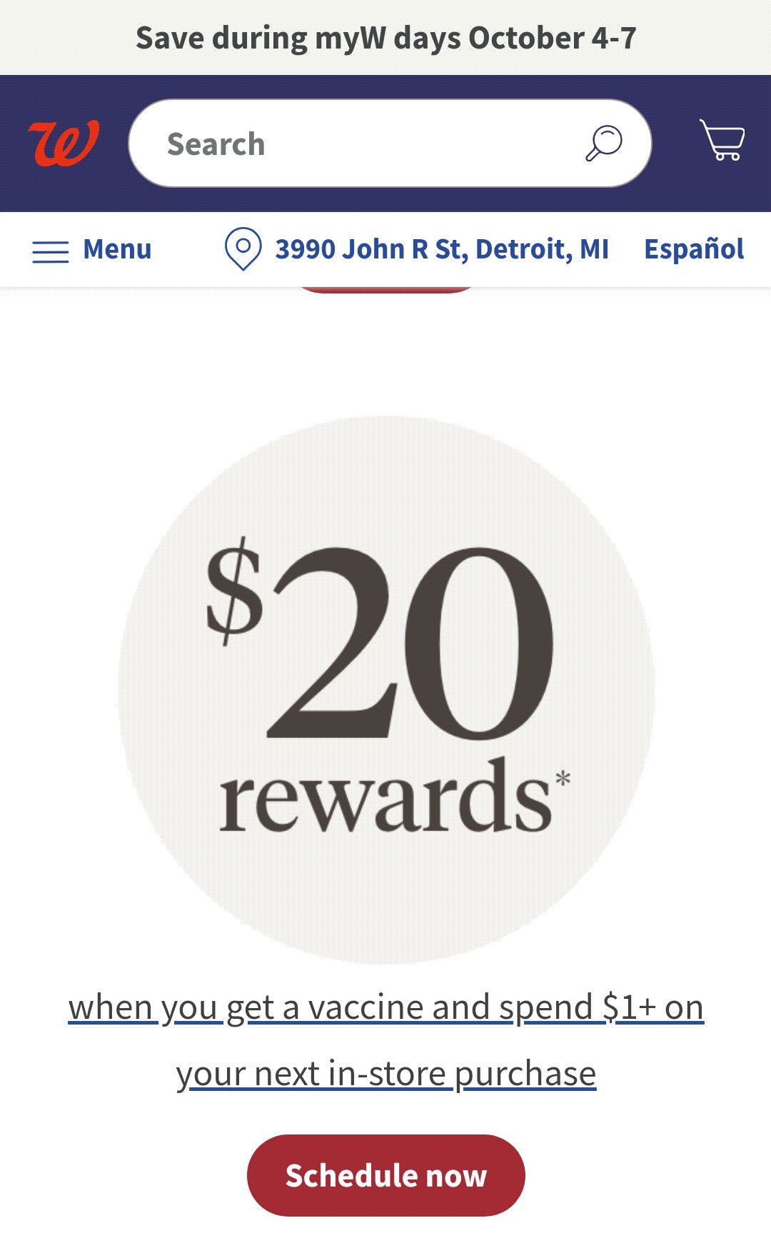 Walgreens打疫苗送$20现金