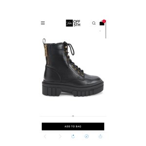 $69.99 Guess Gwforina Chunky Combat Boots on SALE | Saks OFF 5TH