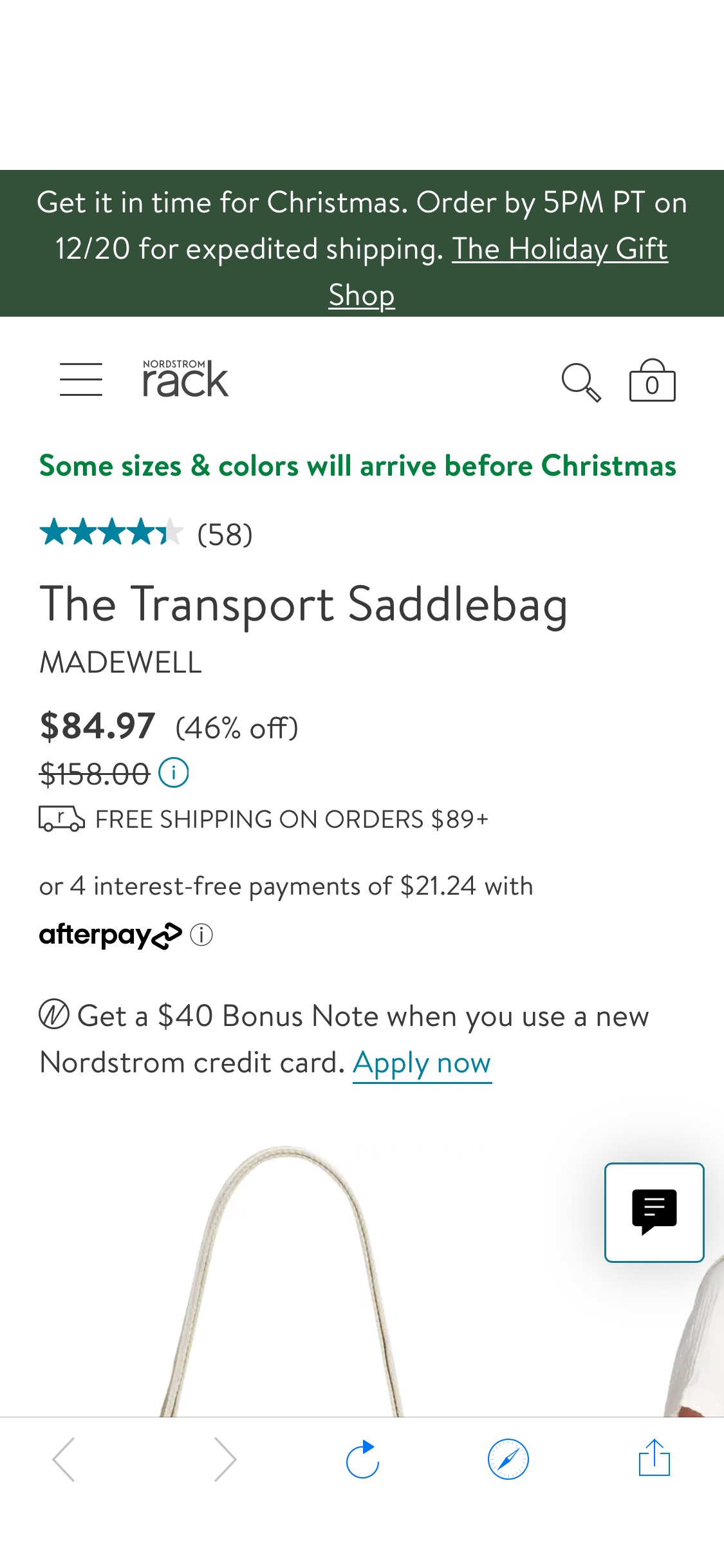 Madewell The Transport Saddlebag | Nordstromrack