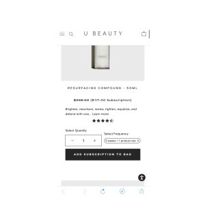 $171 Subscription – U Beauty U Beauty:让好皮肤成为一种习惯并享受 25% 折扣 + 终身免费送货:订阅活动从现在开始到 1 月 25 日。我们有没有提到它现在包括新的 MANTLE 皮肤调理洗液 - 并且 100% 无风险。