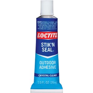 $5.67 Amazon.com: Loctite 1 盎司管 Stik n Seal 户外粘合剂,透明,0.556 CDM