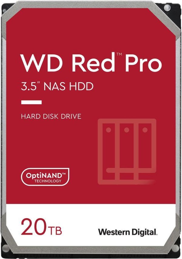 Red Pro 20TB NAS 机械硬盘 CMR 512MB 7200RPM