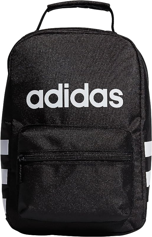 adidas 午餐包Santiago Insulated Lunch Bag, Black/White, One Size | Luggage & Travel Gear