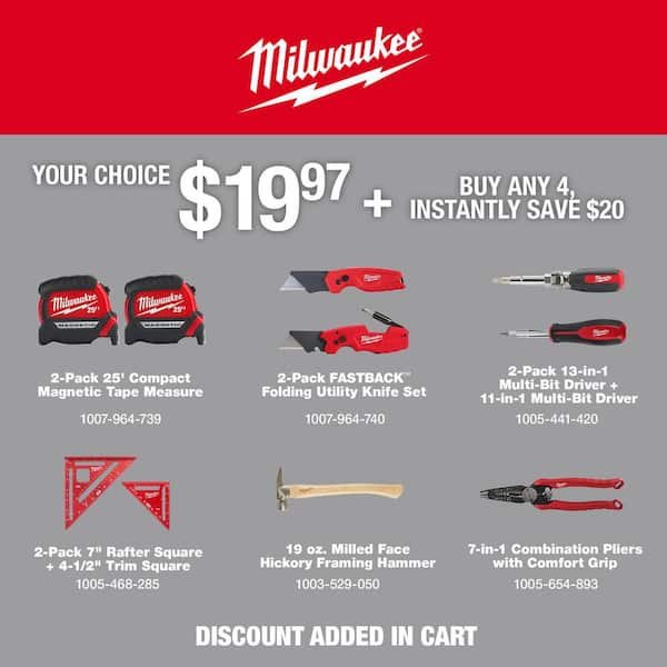 Milwaukee Select Tools Sale