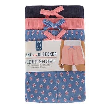 Jane and Bleecker Ladies' Sleep Short, 3-pack Item  1574714