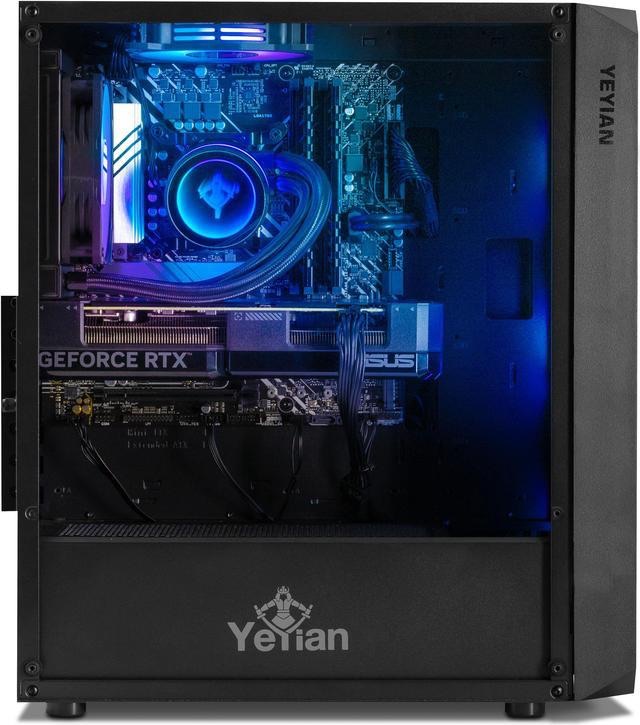 好价13400f 4070台式机 Yeyian Gaming Desktop Tanto NVIDIA GeForce RTX 4070- AI Integrated Intel Core i5 13th Gen 13400F (2.50GHz) 16GB DDR5 1 TB PCIe SSD Windows 11 Home 64-bit YPI-TA34F0B-4701U - Newegg.co