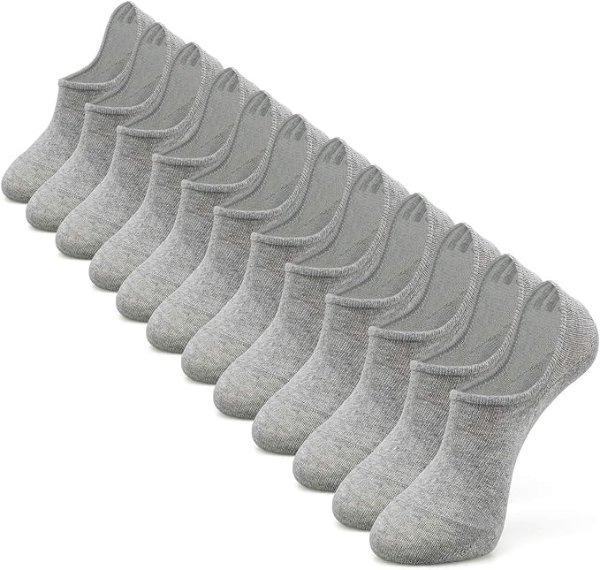 IDEGG No Show Socks Womens and Men Low Cut Ankle Short Anti-slid Athletic Running Novelty Casual Invisible Liner Socks