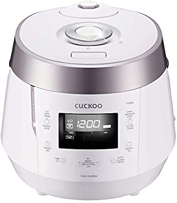 Amazon.com: Cuckoo CRP-P1009SW 10 Cup Electric Heating Pressure Cooker & Warmer – 12 Built-in Programs, 电饭锅