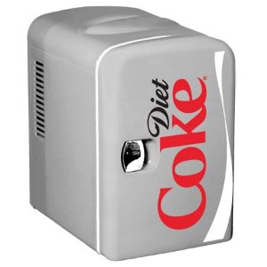 Diet Coke Personal 6 Can Mini Fridge with Warming