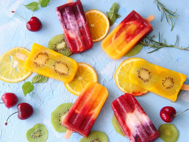 自制夏日最强超美味低脂3⃣️款水果棒冰❗️