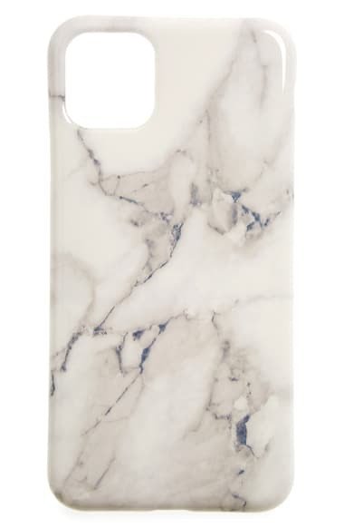 RECOVER iPhone 11系列白色大理石纹路硅胶手机壳