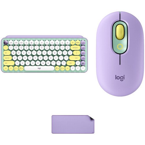 Logitech POP 无线机械键盘 + 鼠标 + 鼠标垫