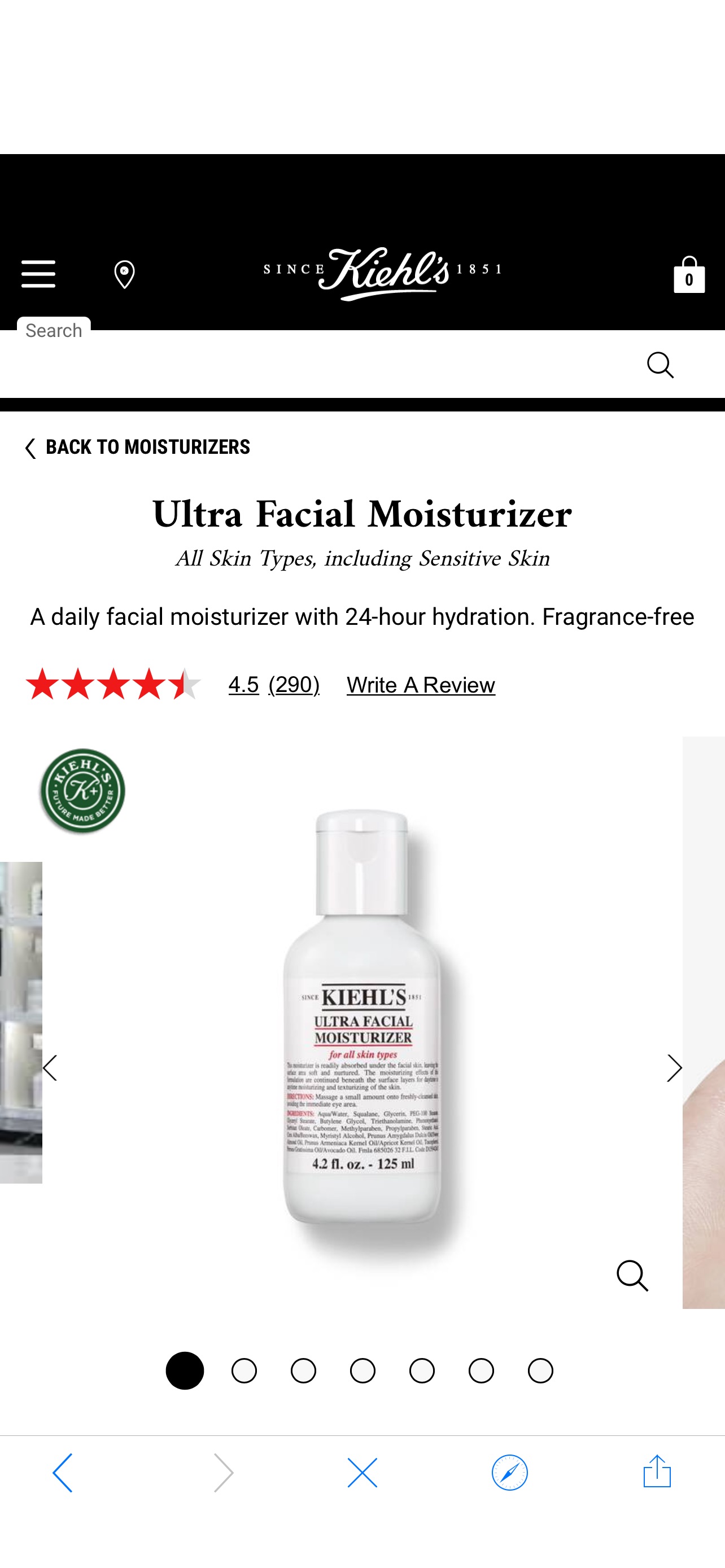 Ultra Facial Moisturizer – Daily Facial Moisturizer – Kiehl’s