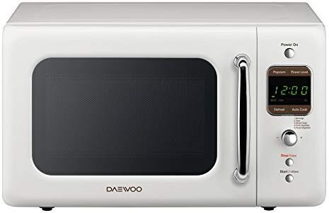 Comfee' CM-M092AAT Retro Microwave with 9 Preset Programs, Fast Multi-Stage Cooking, Turntable Reset Function Kitchen Timer, Mute Function, Eco Mode