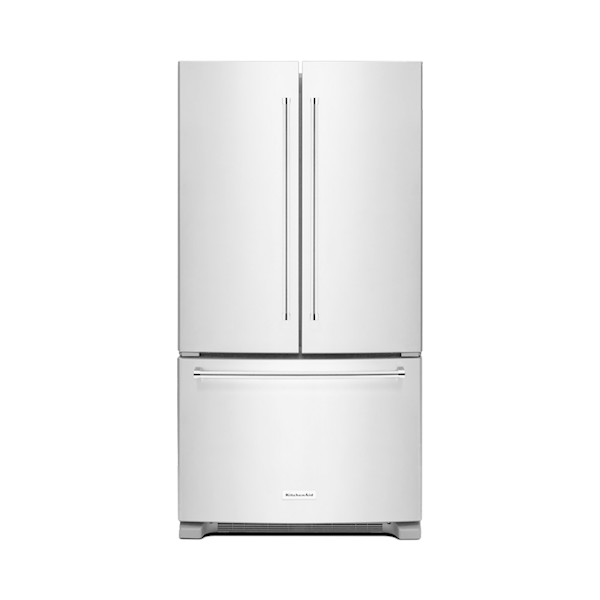 KitchenAid 20 cu. ft. French Door Refrigerator in Stainless Steel, Counter Depth