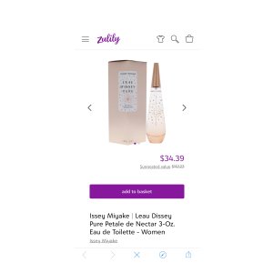 $34.39 Issey Miyake Leau Dissey Pure Petale de Nectar 3-Oz. Eau de Toilette - Women | Best Price and Reviews | Zulily