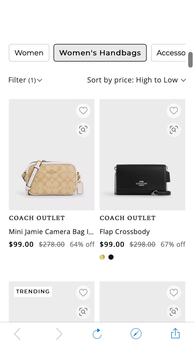 Coach Outlet | Shop Premium Outlets Handbags Under $100