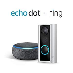 Ring Peephole Cam 猫眼智能门铃 + Echo Dot 3