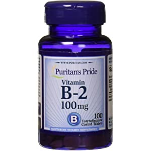 Puritans Pride Vitamin B-2 维生素B2 100片