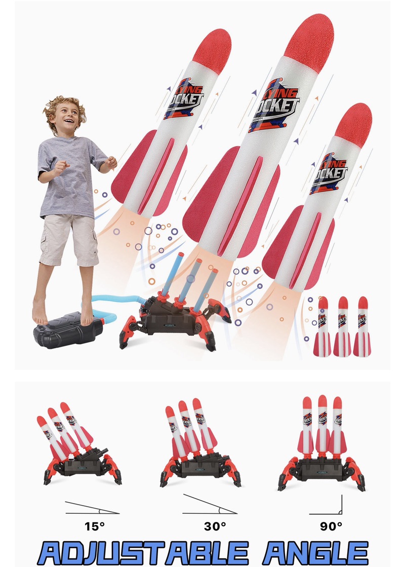 儿童玩具多号火箭发射器Toy Multiple Rocket Launcher for Kids