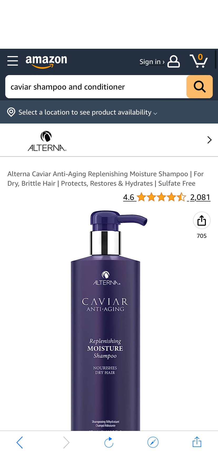 鱼子酱洗发水Amazon.com: Alterna Haircare Caviar Anti-Aging Replenishing Moisture Shampoo, 16.5 Oz : Beauty & Personal Care