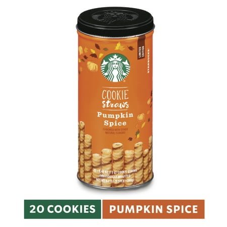 Starbucks Starbucks Cookie Straws, Pumpkin Spice, 20 ct