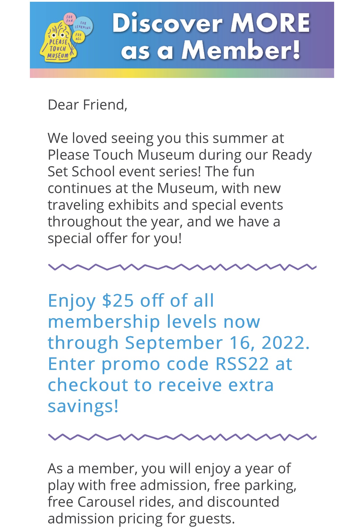 Join / Renew Membership - Please Touch Museum