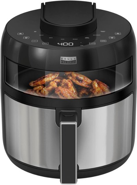 Pro Series 5.3-qt. Digital Air Fryer with Viewing Window Stainless Steel