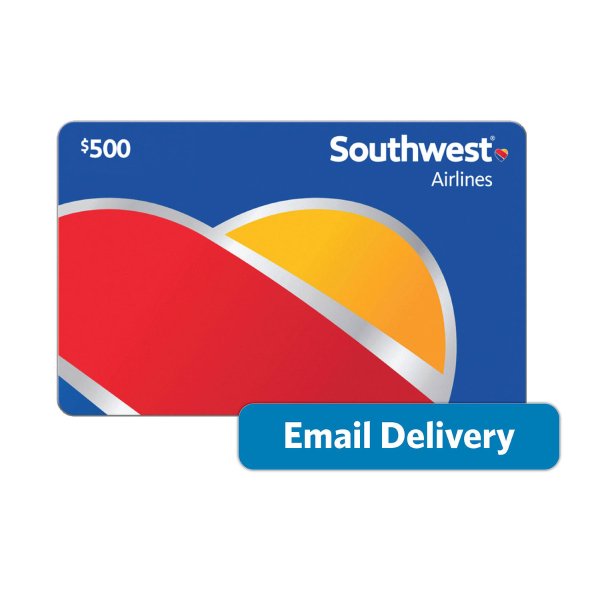 Sam's Club Southwest Airlines $500 eGift Card