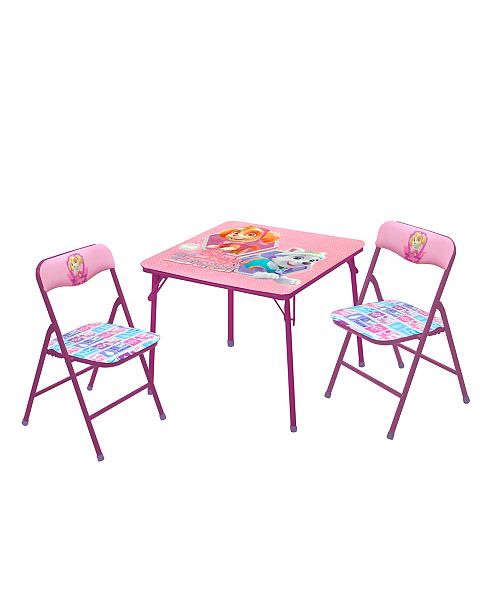 Idea Nuova Paw Patrol Girls 3-Piece Table & Chair Se 儿童3件套桌椅，4色可选