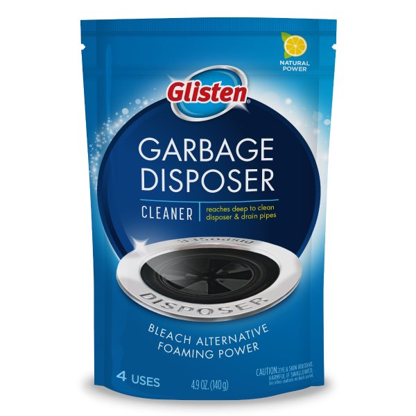 Glisten Disposer 食物垃圾处理器护理清洁剂，柠檬味  4个装