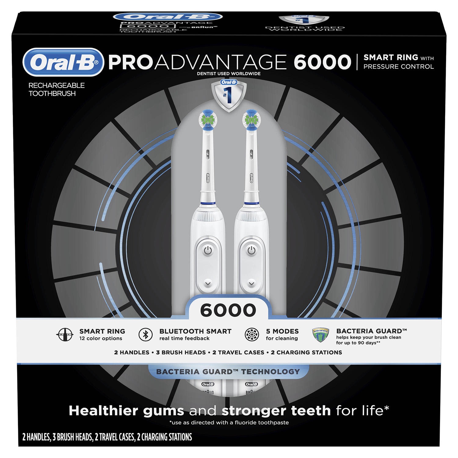 Oral-B 6000 pro 电动牙刷 两支装