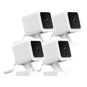 Wyze Cam v3 4-Pack Indoor/Outdoor Security Cameras